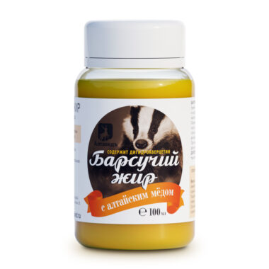 Барсучий жир с мёдом